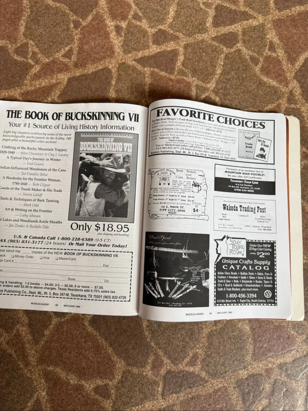 Vintage Muzzleloader Magazine 1996 Black Powder Shooter Historical